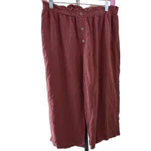 Art Class Burnt Orange Palazzo Pants